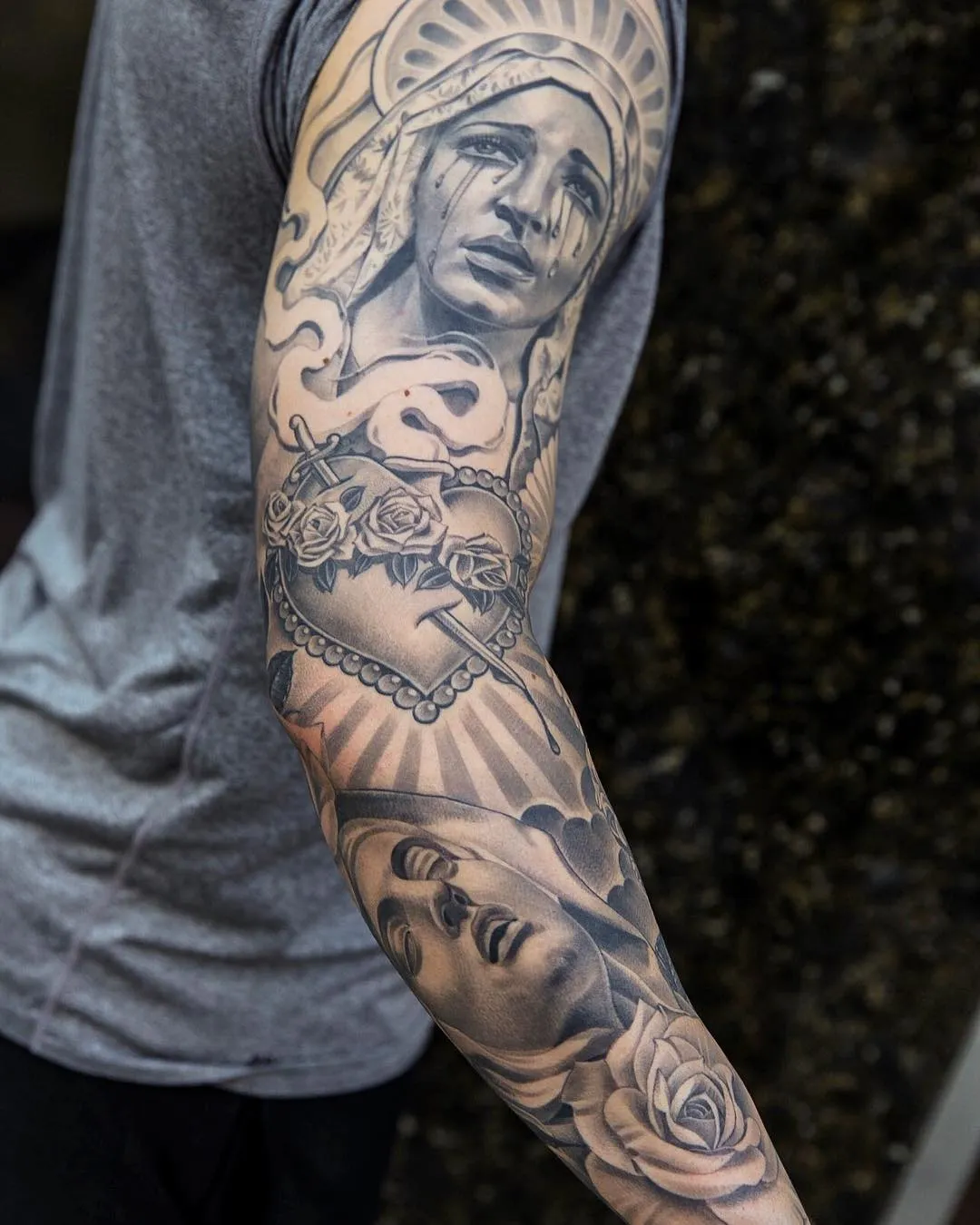 Sacred sleeve, healed, healed